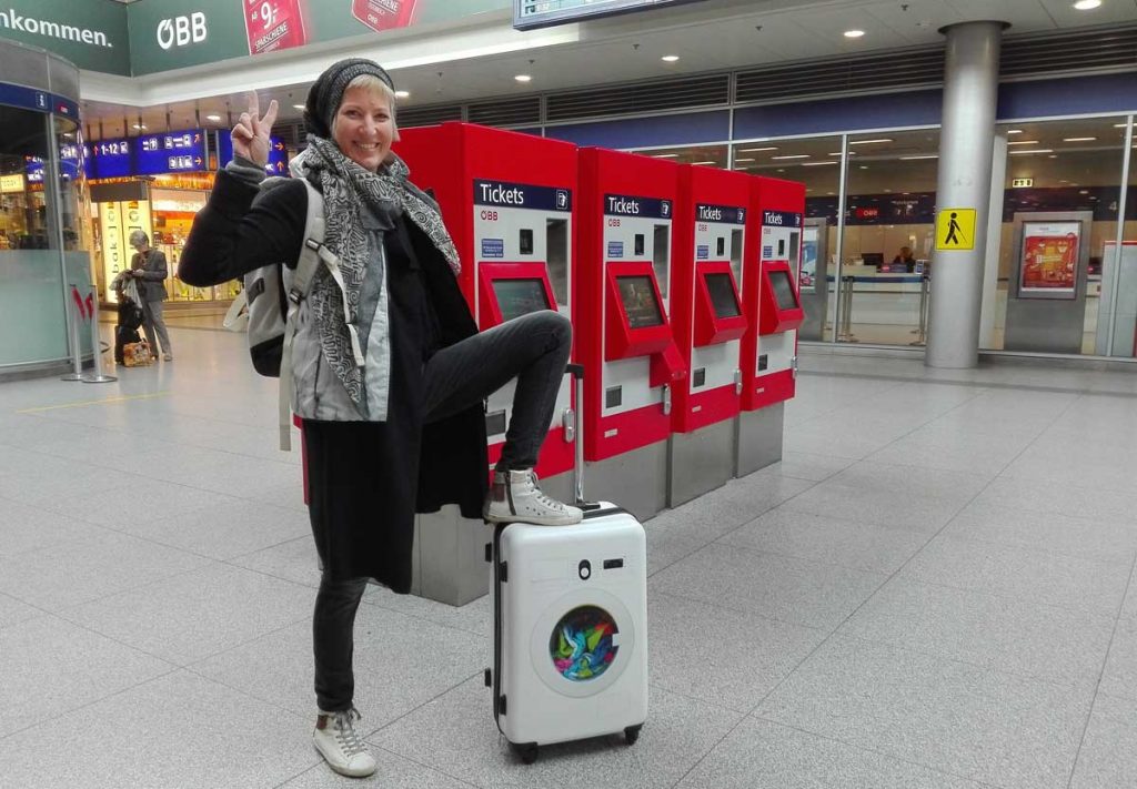 Mit Wärmi und Waschmaschine auf Tour